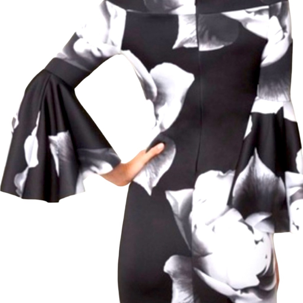 Venus  off the shoulder bell sleeve Dress